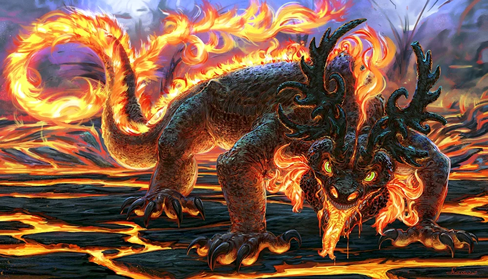 Саламандра Огненная мифология