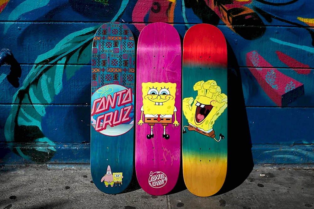 Santa Cruz Spongebob скейтборд
