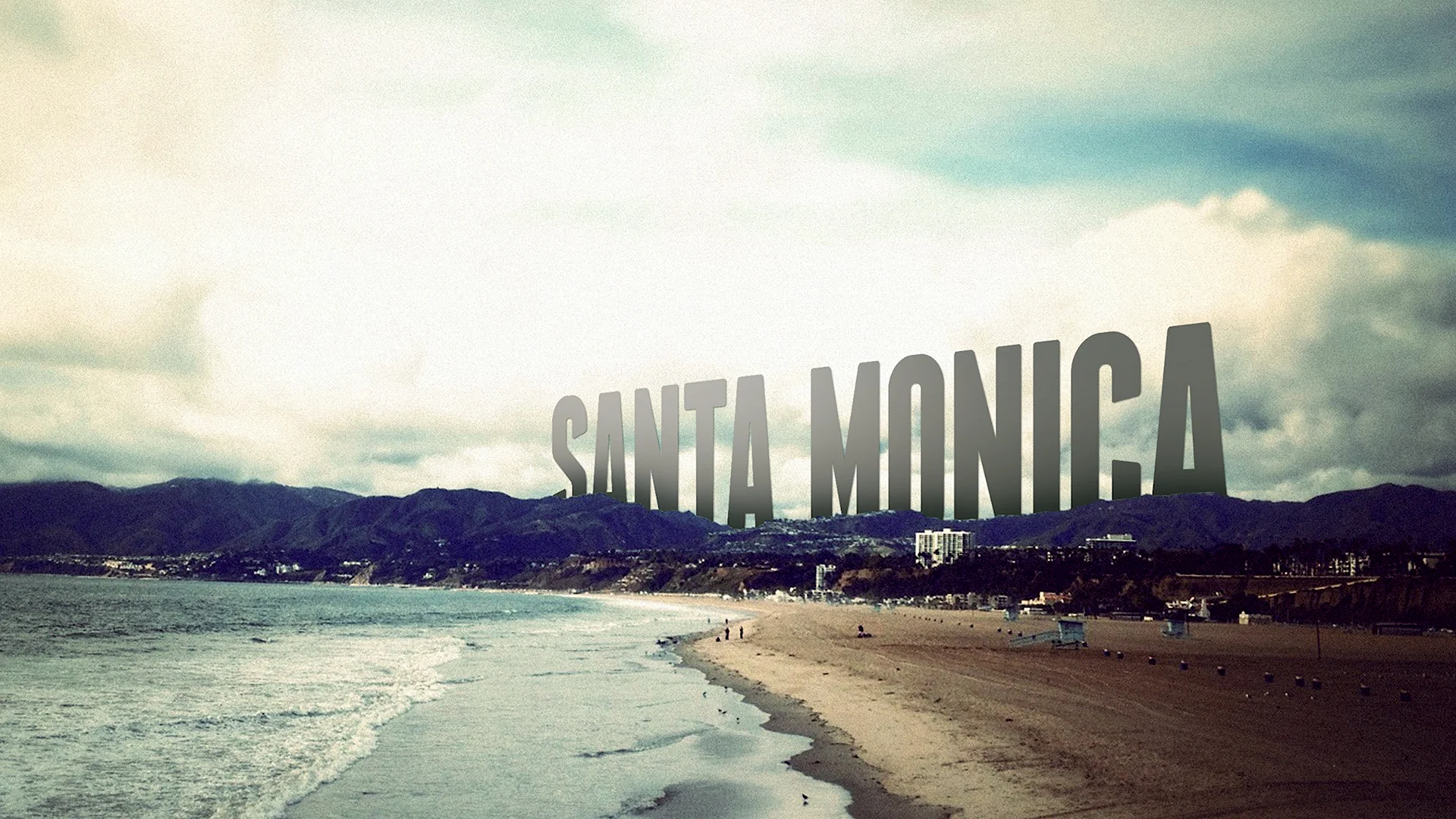 Санта-Моника Калифорния пляж