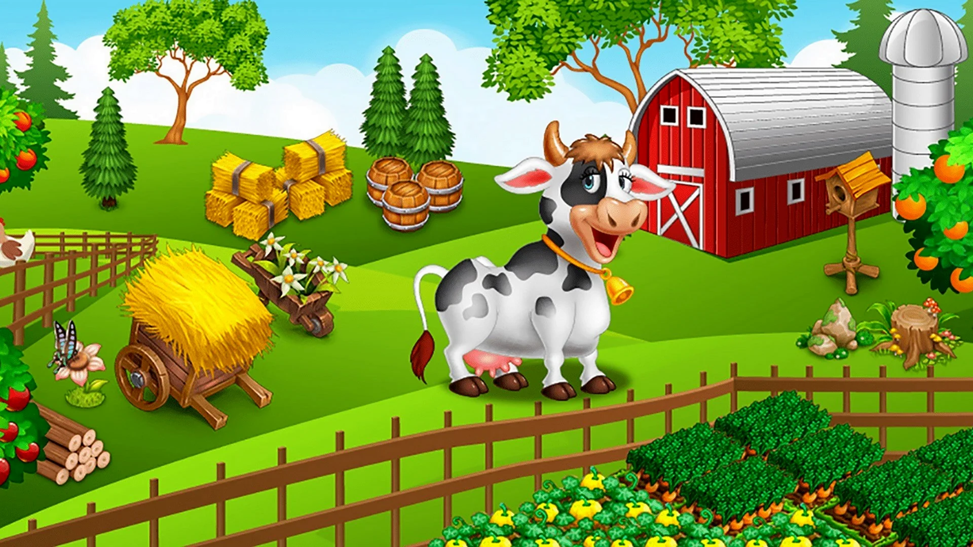 Счастливый фермер игра на андроид