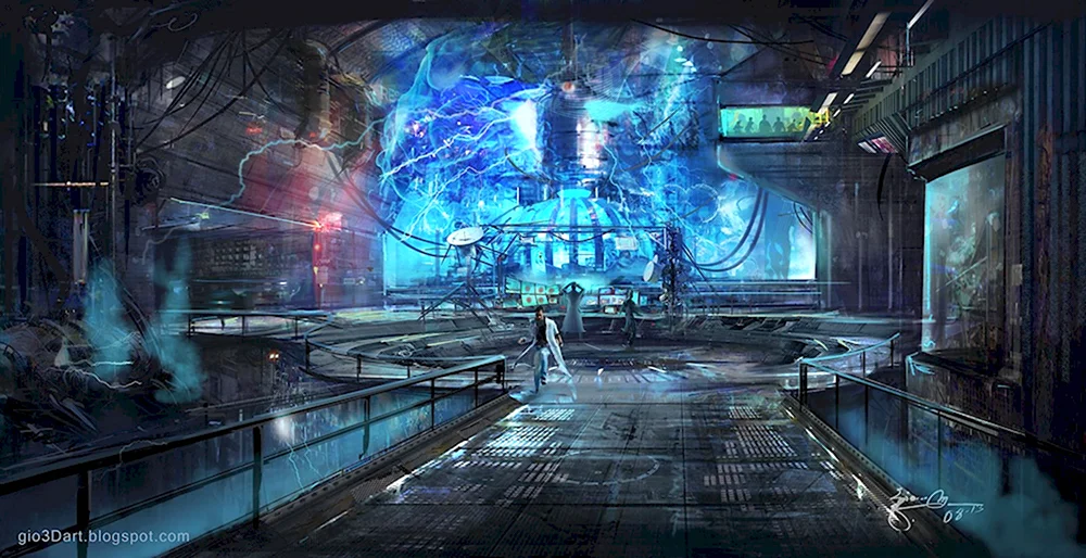 Sci-Fi лаборатория Sci Fi Laboratory Concept