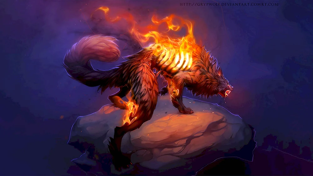 Семаргл Огненный волк