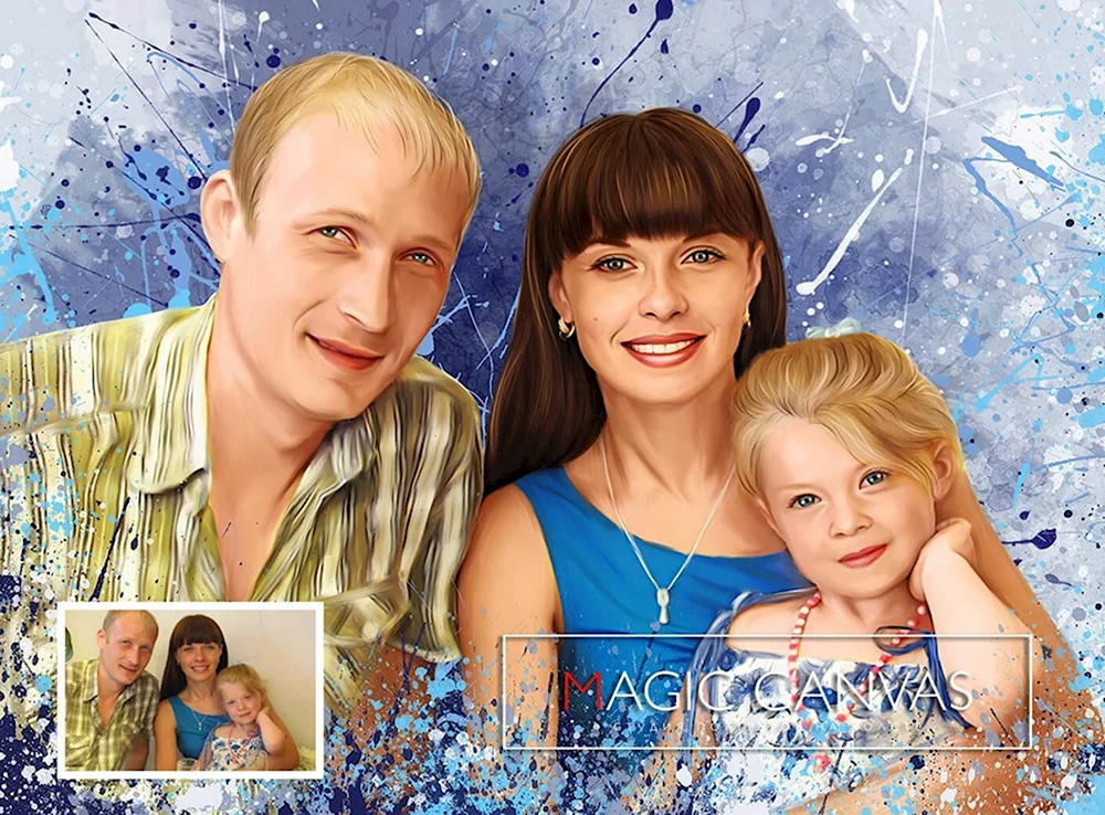 Семейный портрет Дрим арт