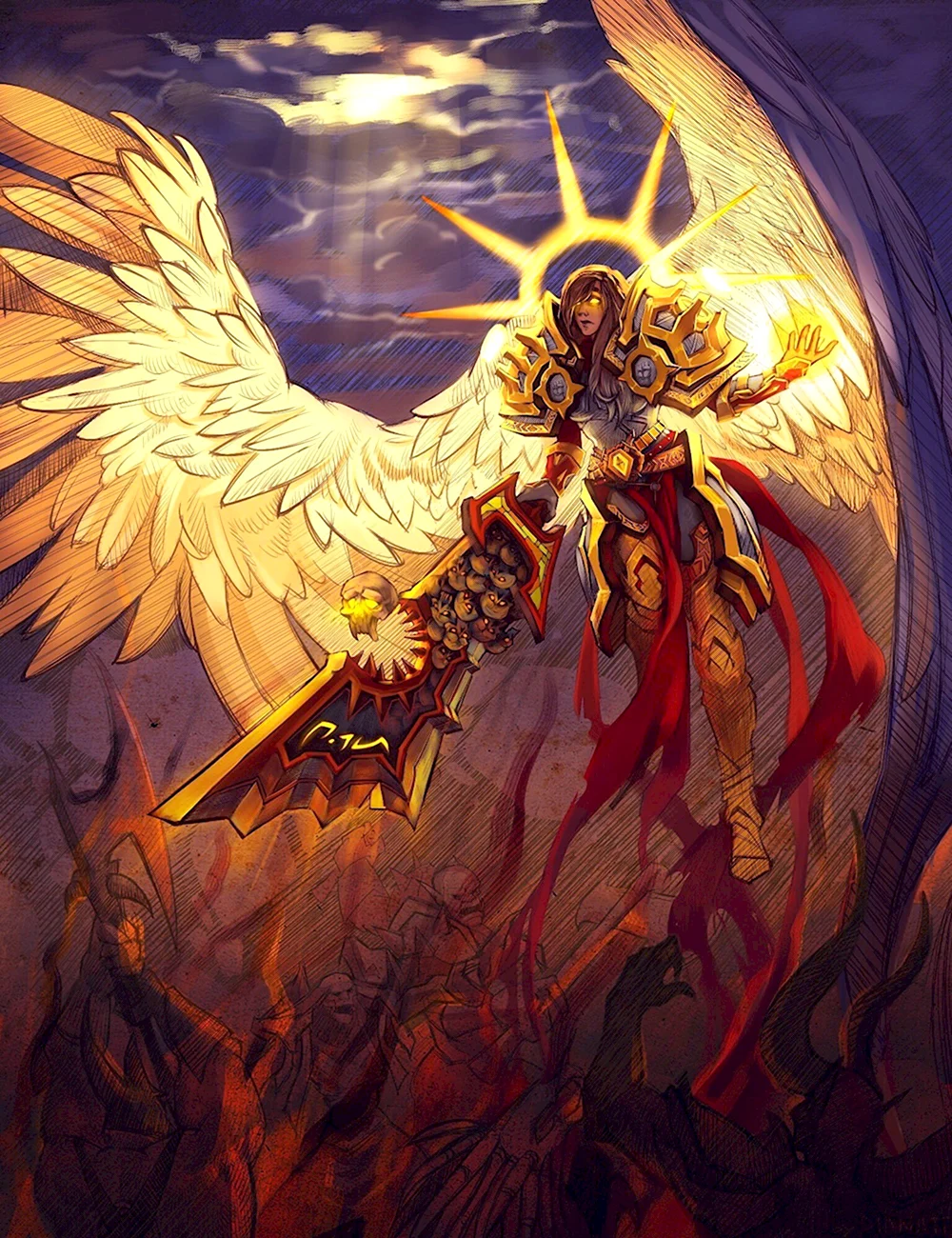 Серафим Шестикрылый ангел ветхозаветный
