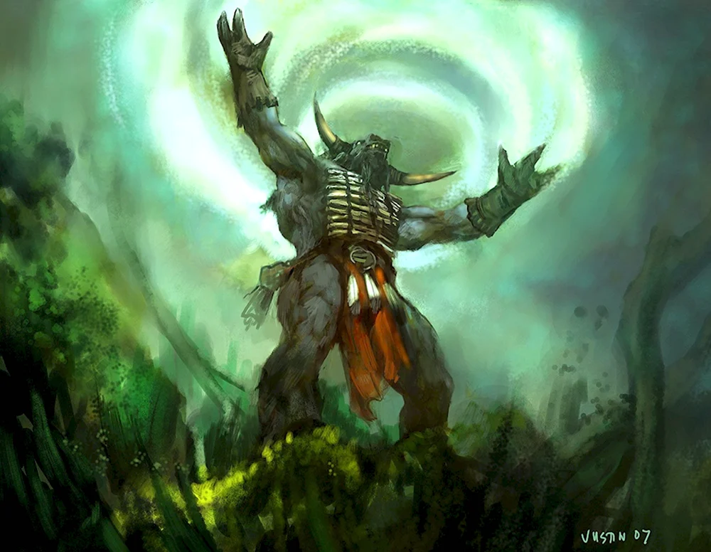 Шаман Warcraft 3 Art