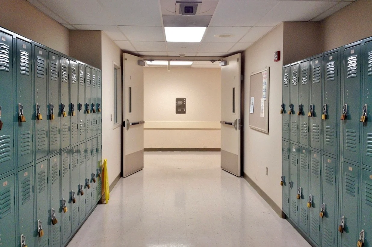 Шкафчики в американских школах