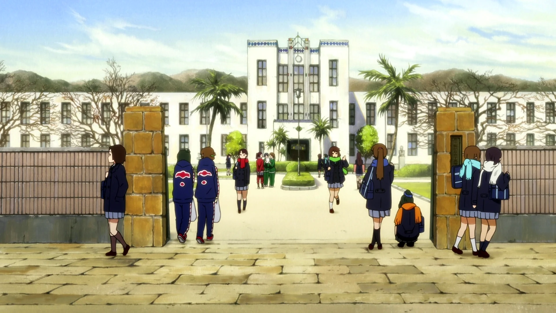 Школа Сакурагаока в аниме