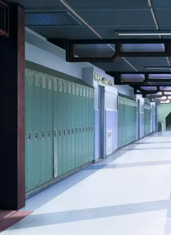 Школьный коридор фон для гача