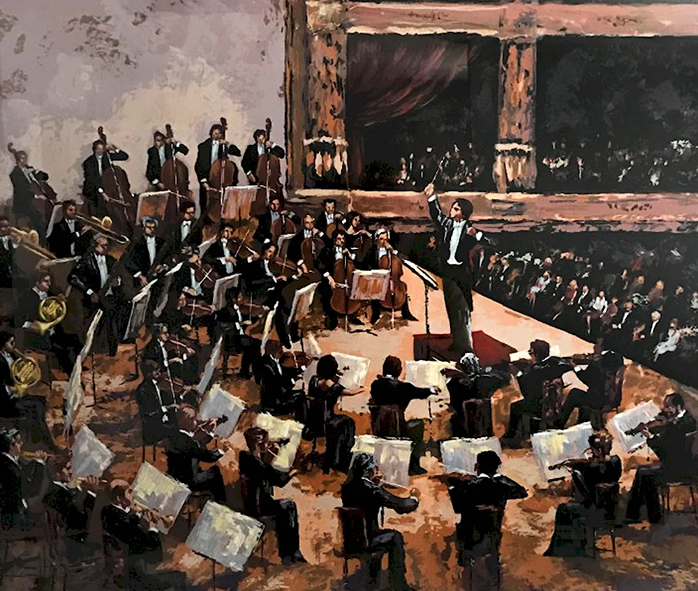 Симфонический оркестр 19 века
