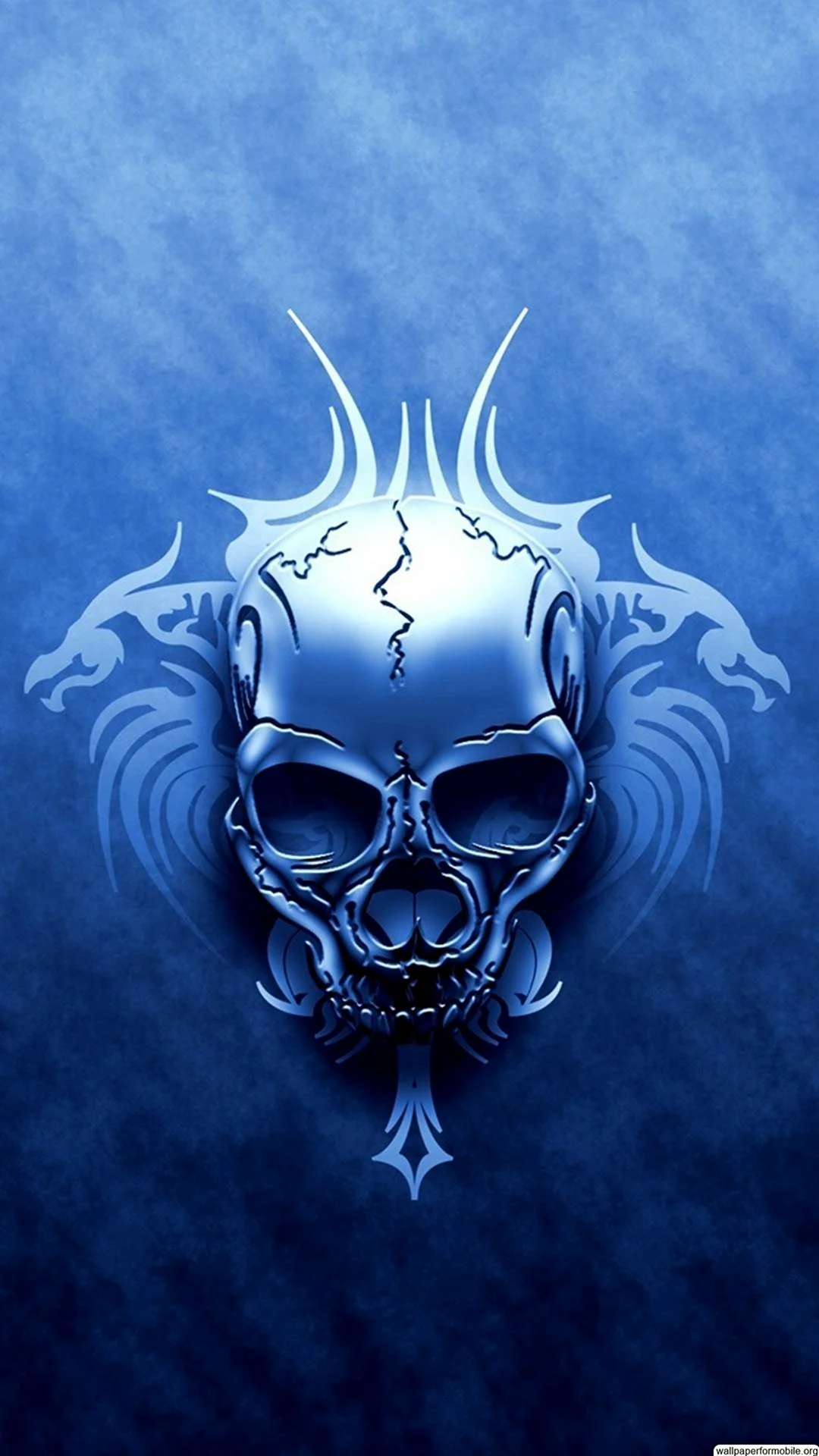 Синий череп
