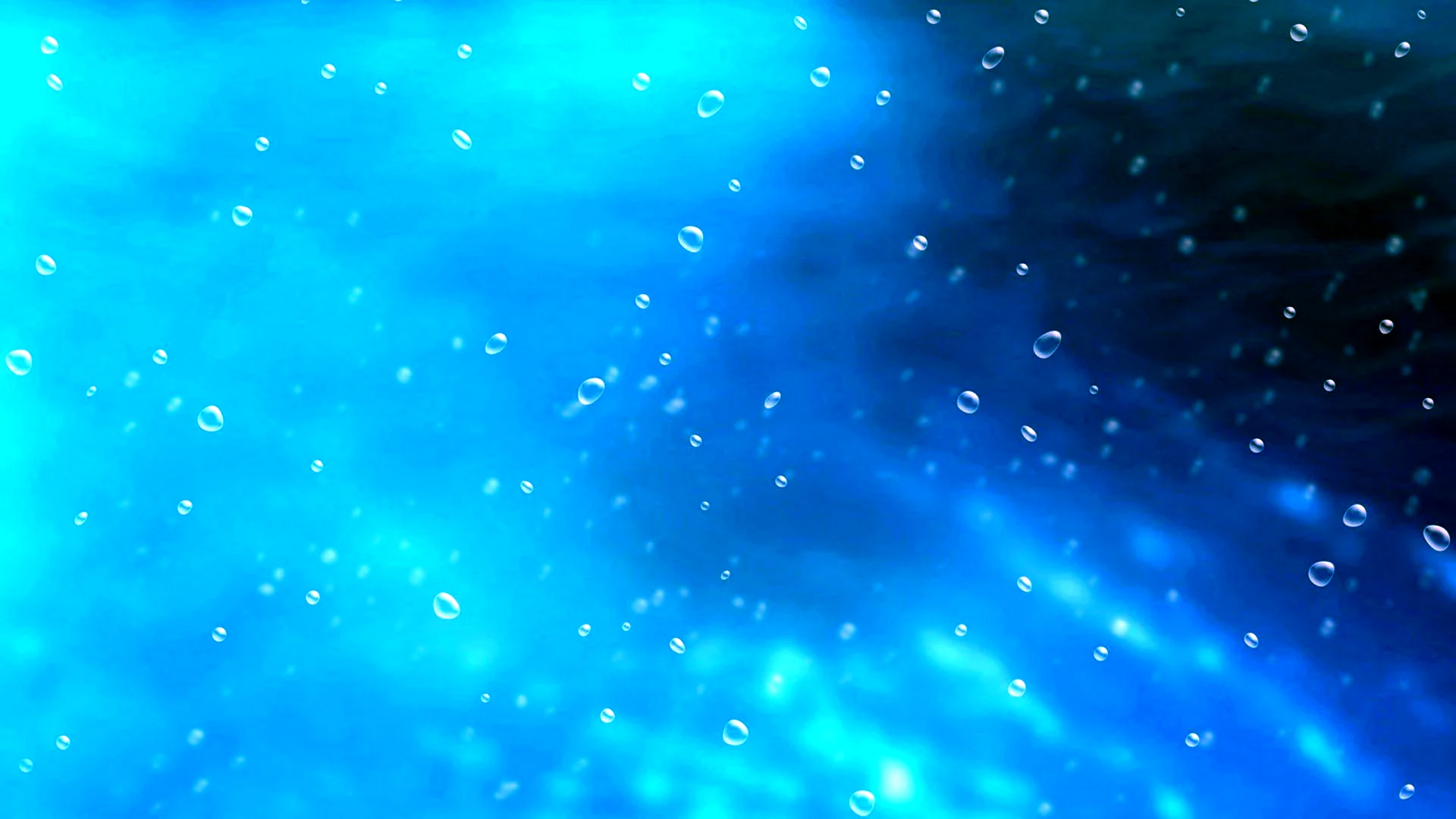 Синий фон с пузырьками