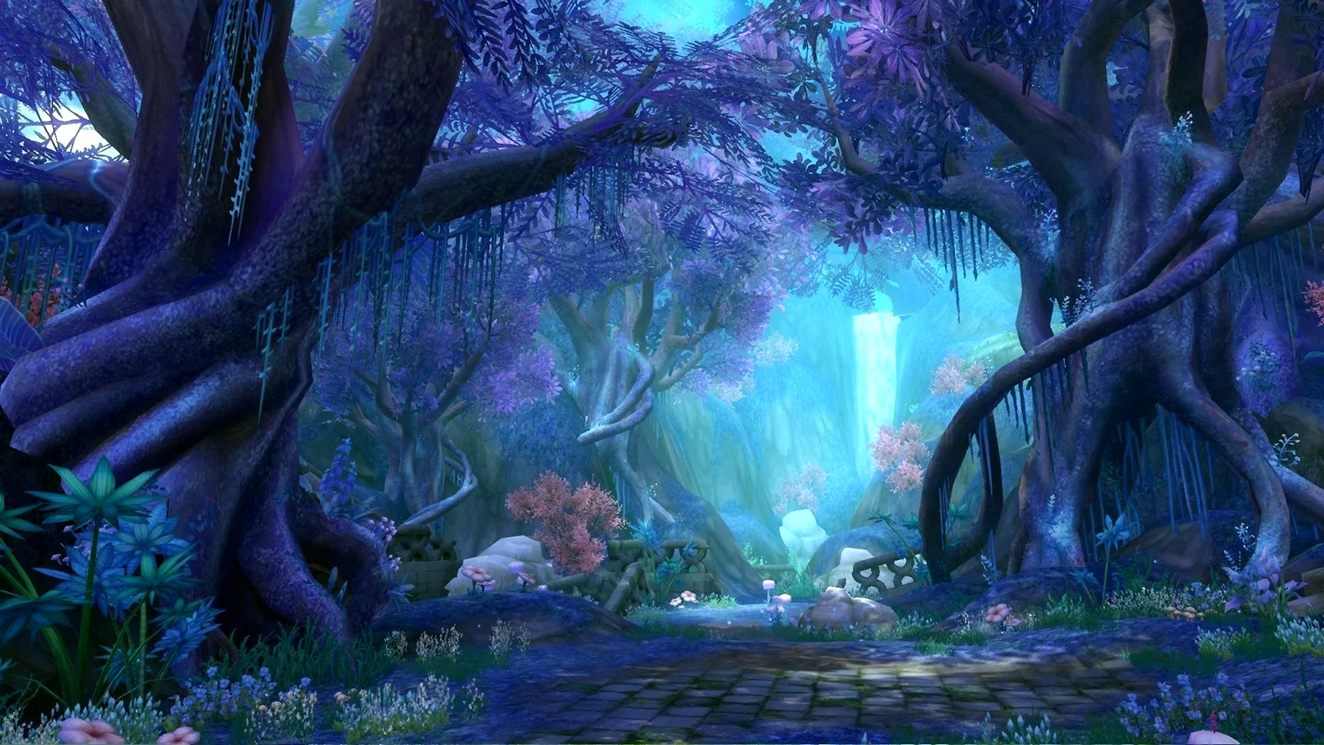 Сказочный лес Алиса в стране чудес