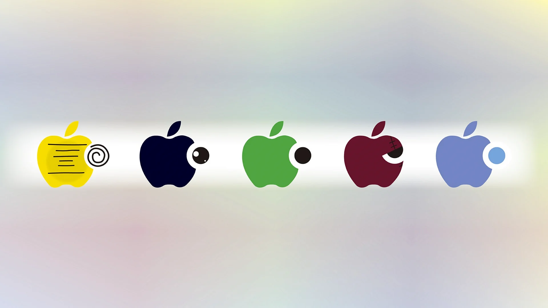 Смешной логотип Apple