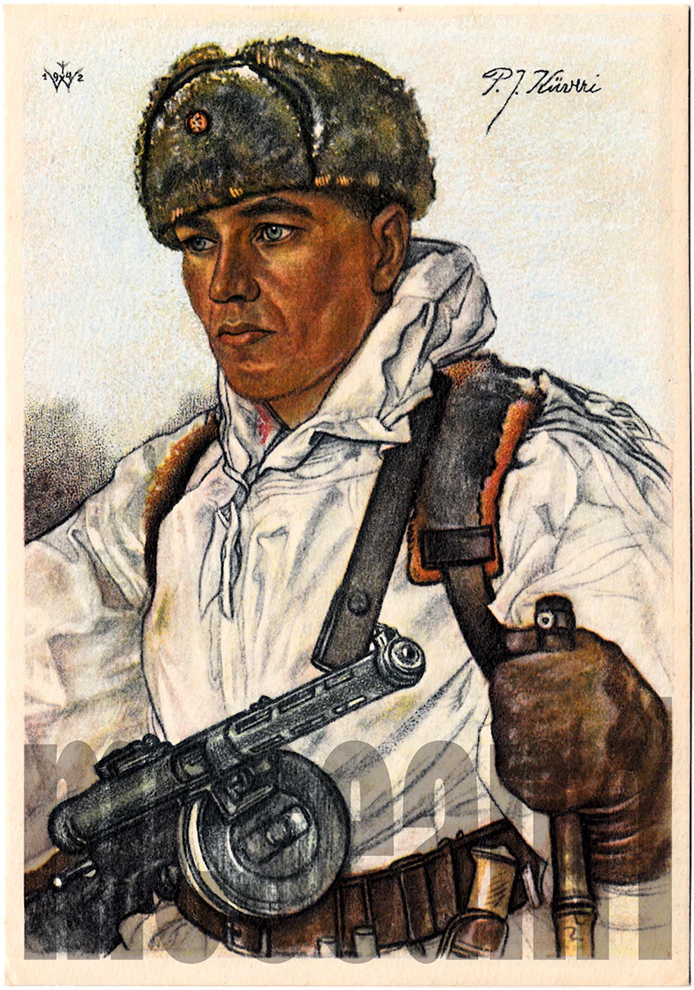 Солдат финской армии 1939 арт