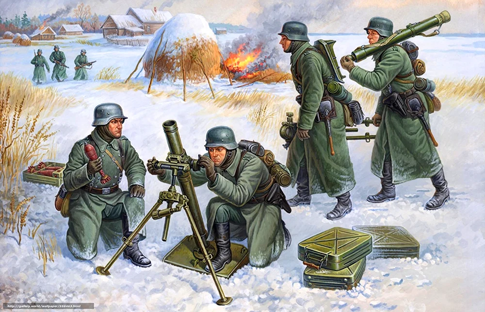 Солдатики немецкая пехота 1941 1945