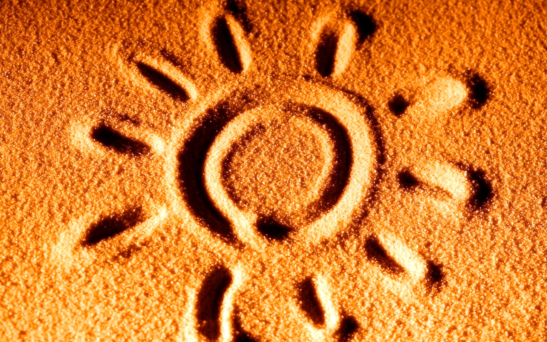 Солнце на песке