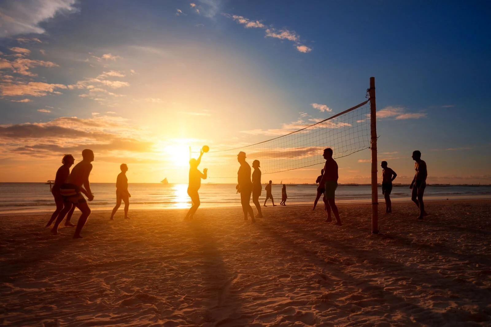 Солнце пляж волейбол