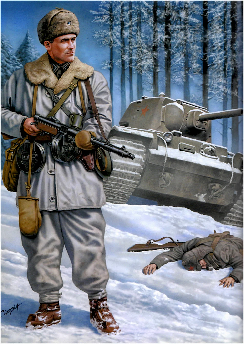 Советско-финская война арт финский снайпер