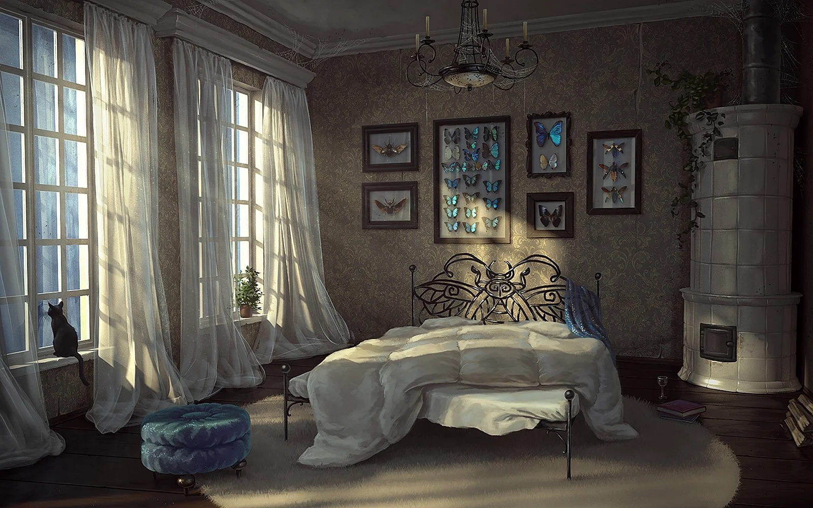 Спальня в фэнтезийном стиле