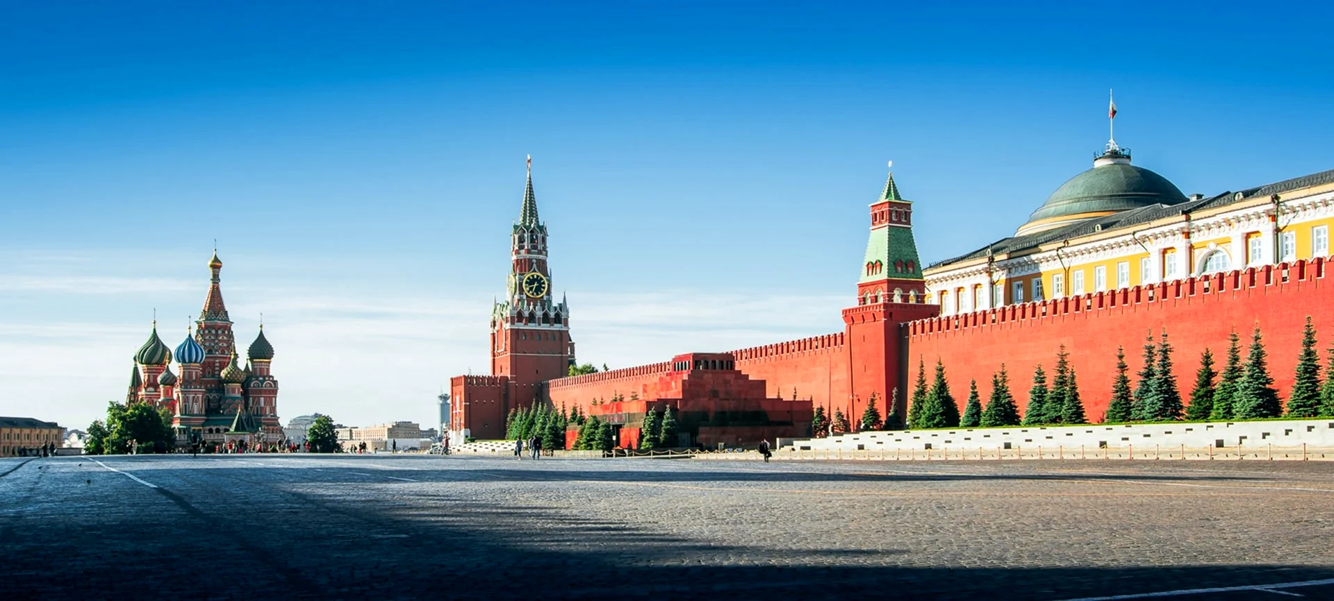 Спасская башня Московского Кремля панорама