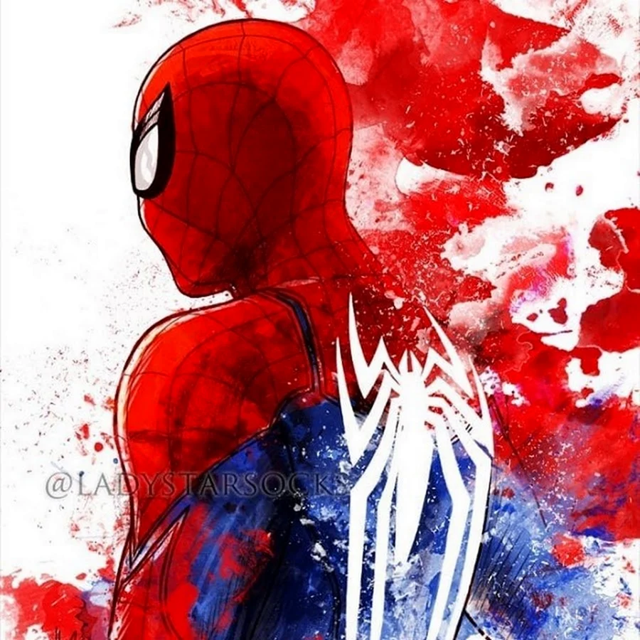 Spider man ps4 арт