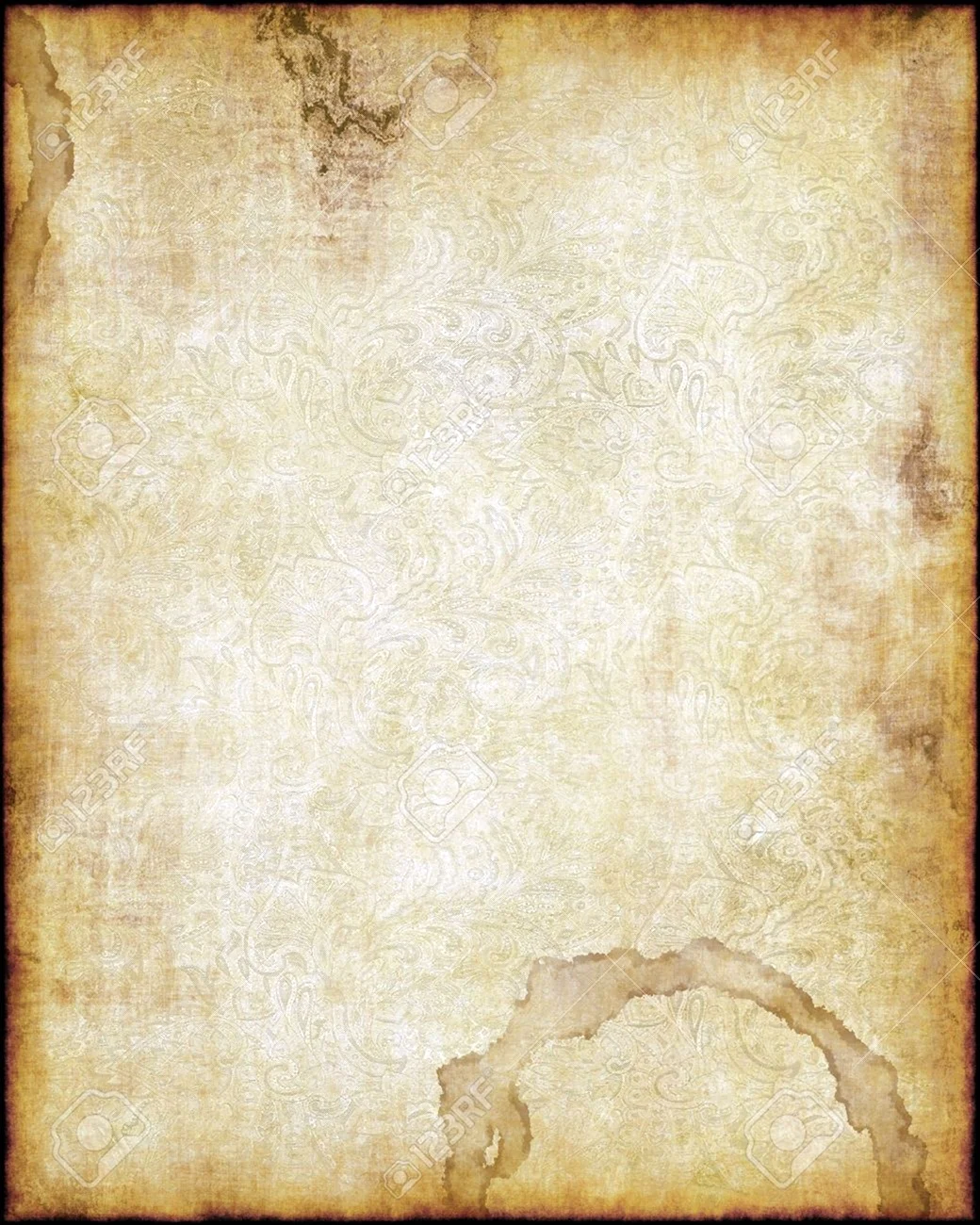 Старая карта на папирусе фон