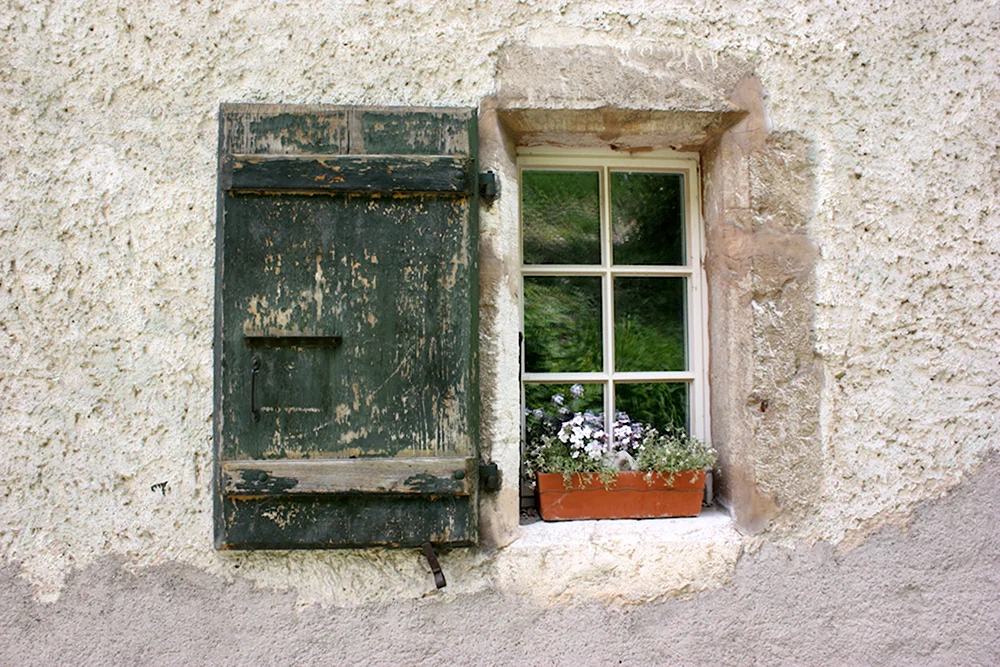 Старые дома окна