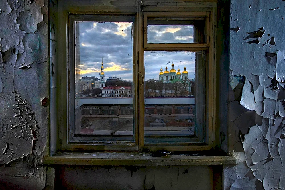 Старые окна изнутри