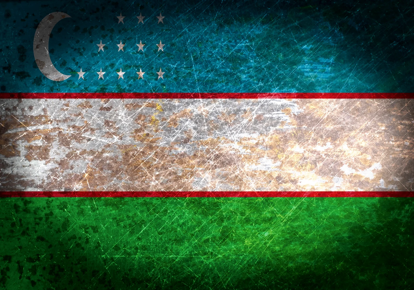 Старый флаг Узбекистана