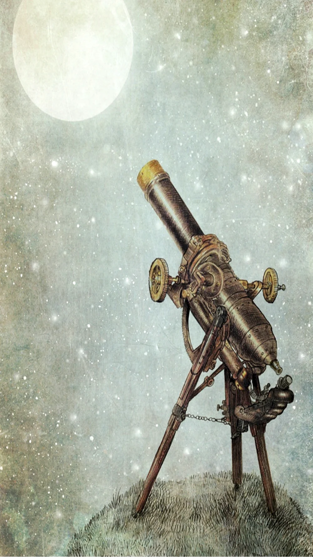 Стимпанк телескоп