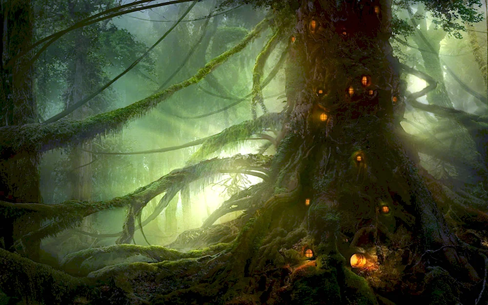 Страшный лес фэнтези