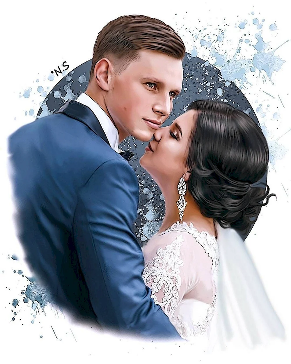 Свадебный портрет Дрим арт