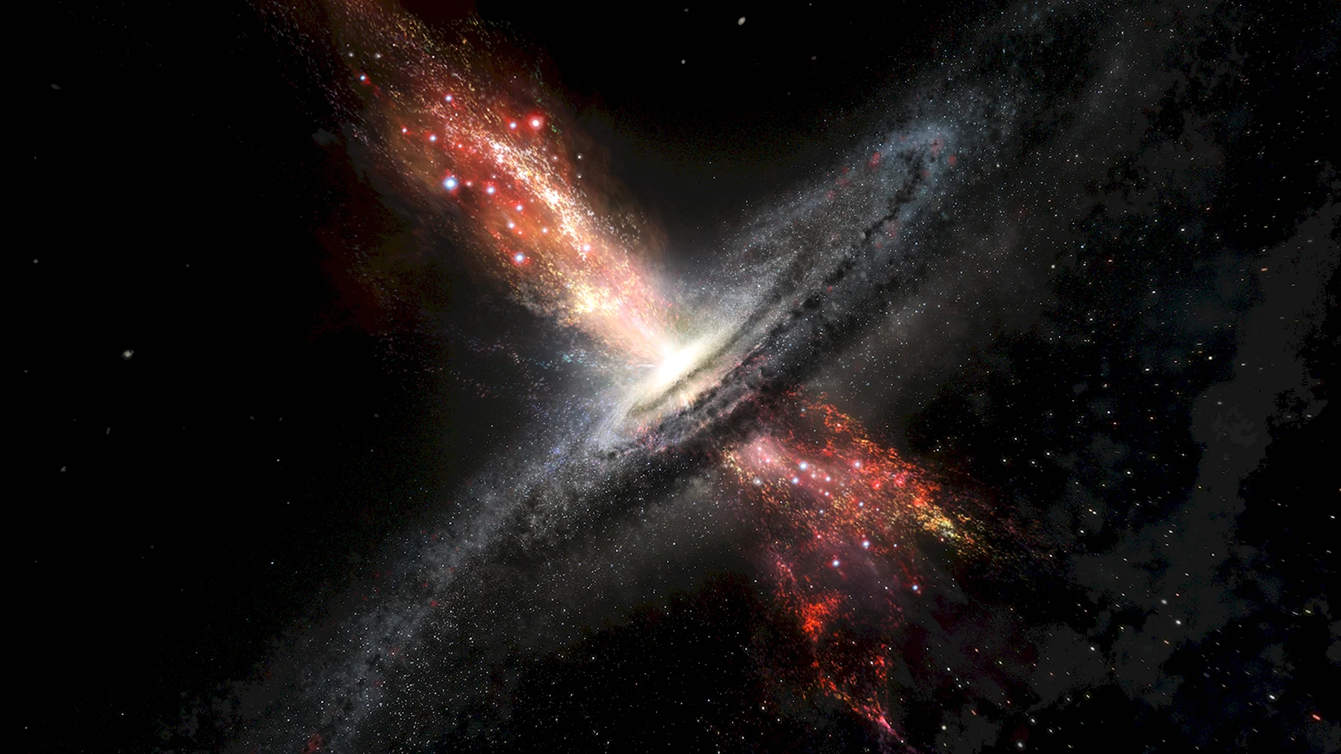 Сверхмассивная чёрная дыра в центре Галактики