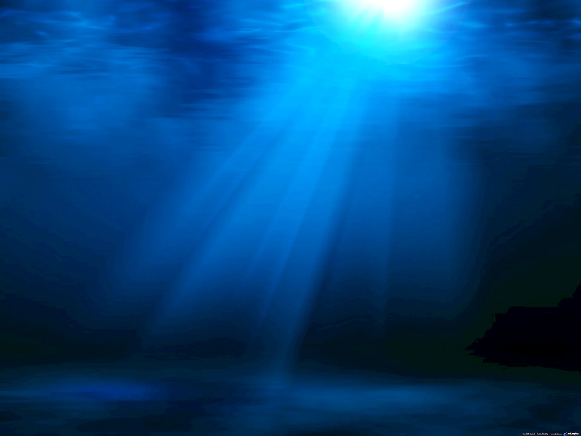 Свет под водой