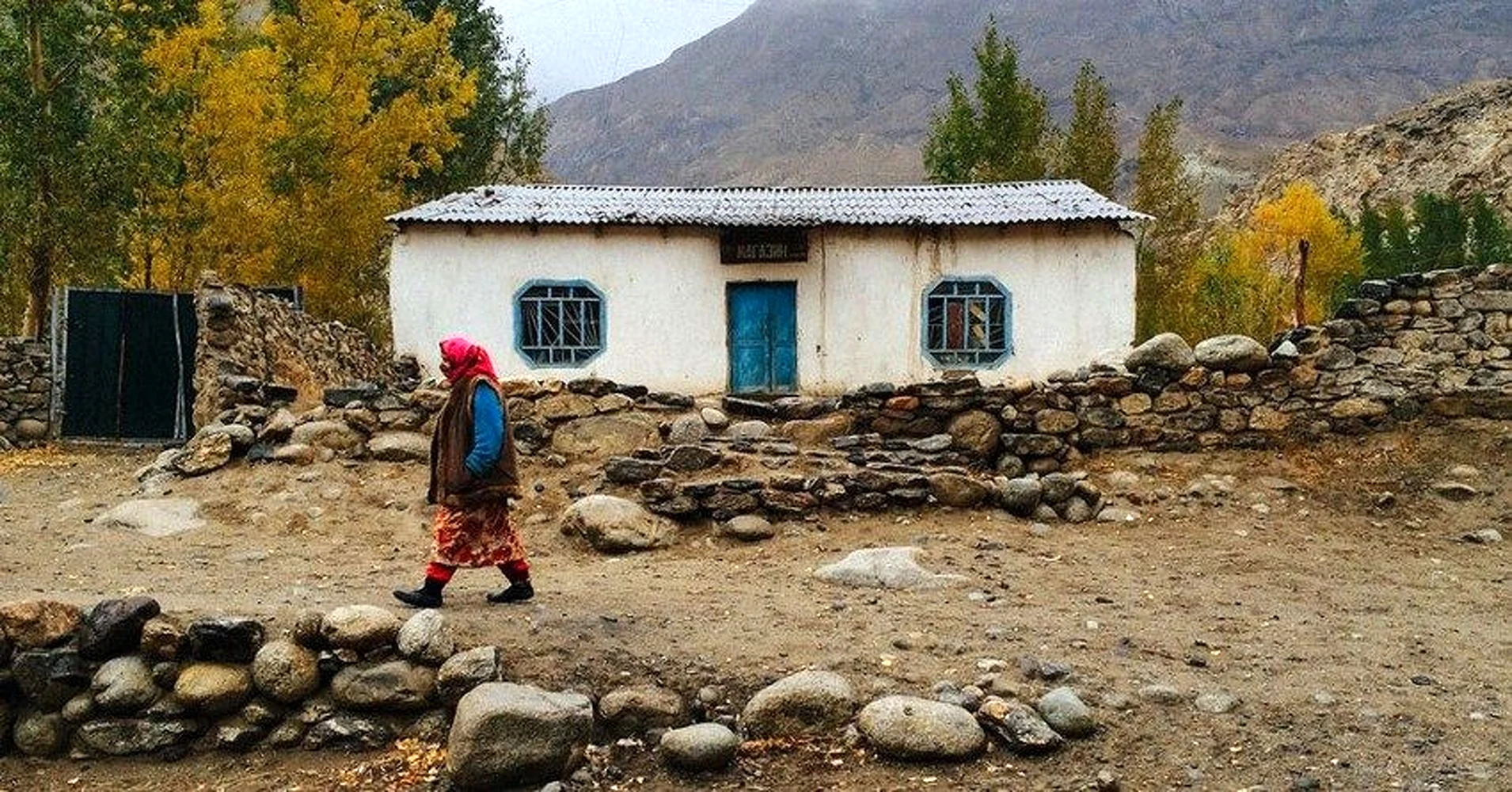 Таджикистан Памир жители селения