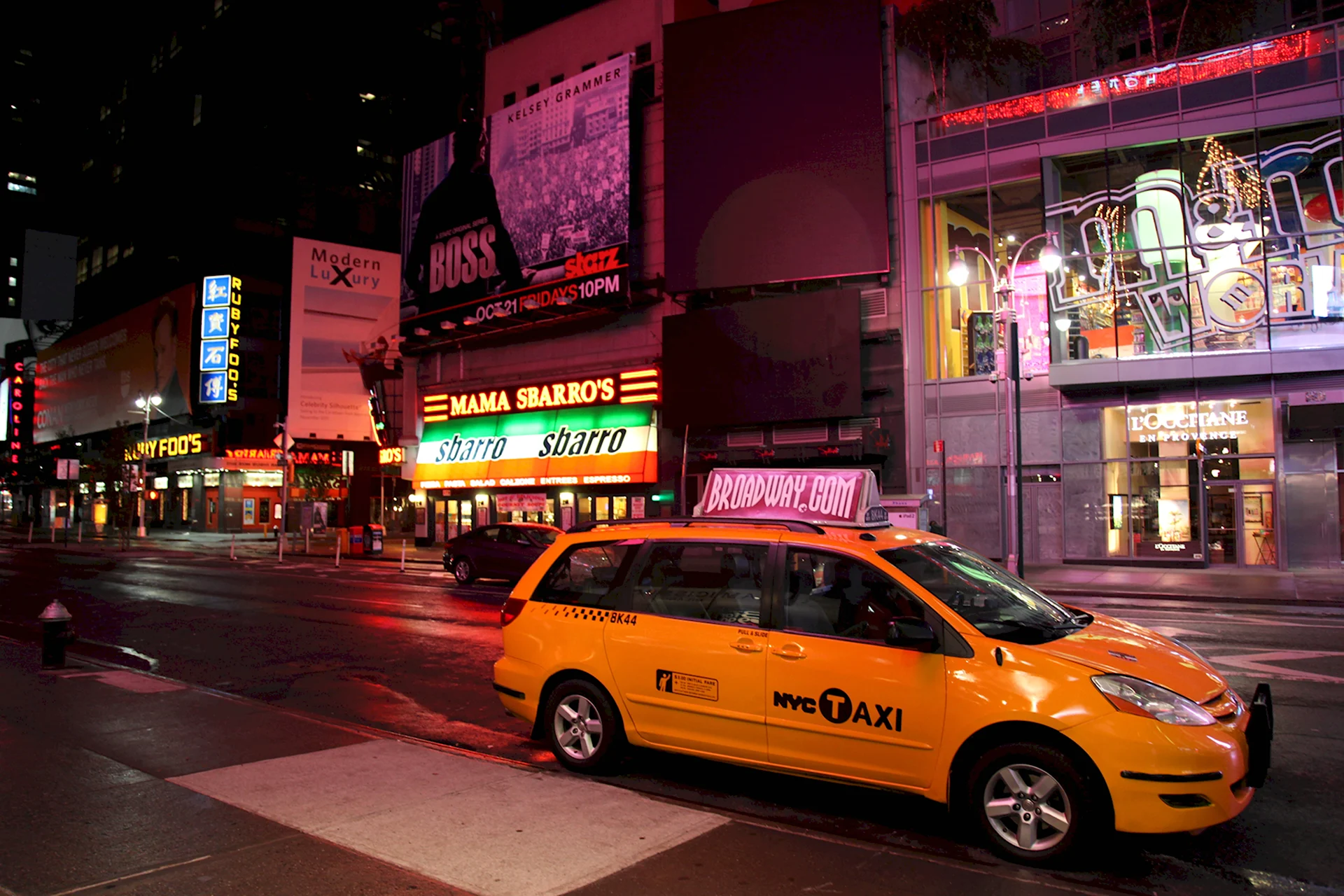 Такси ночного города