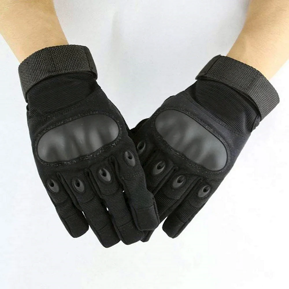 Тактические перчатки с пальцами