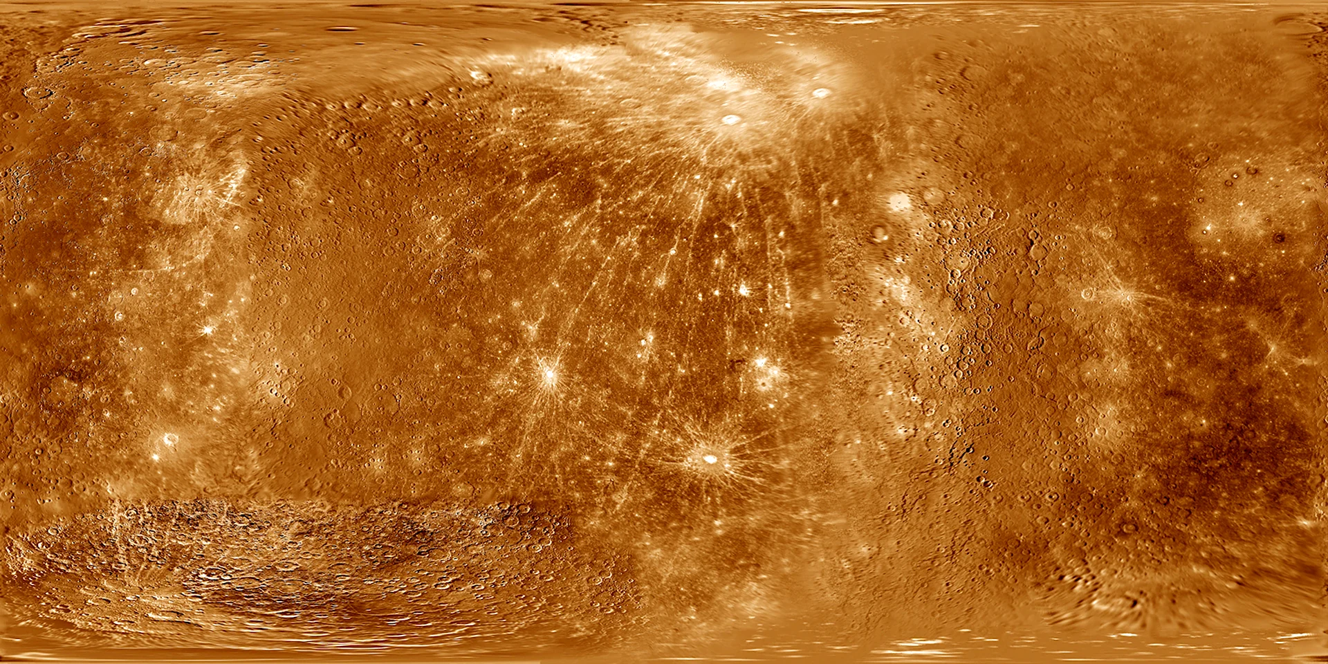 Текстура планеты Меркурий