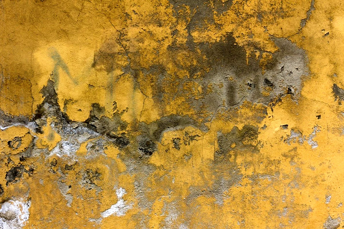Текстура желтого ржавого металла