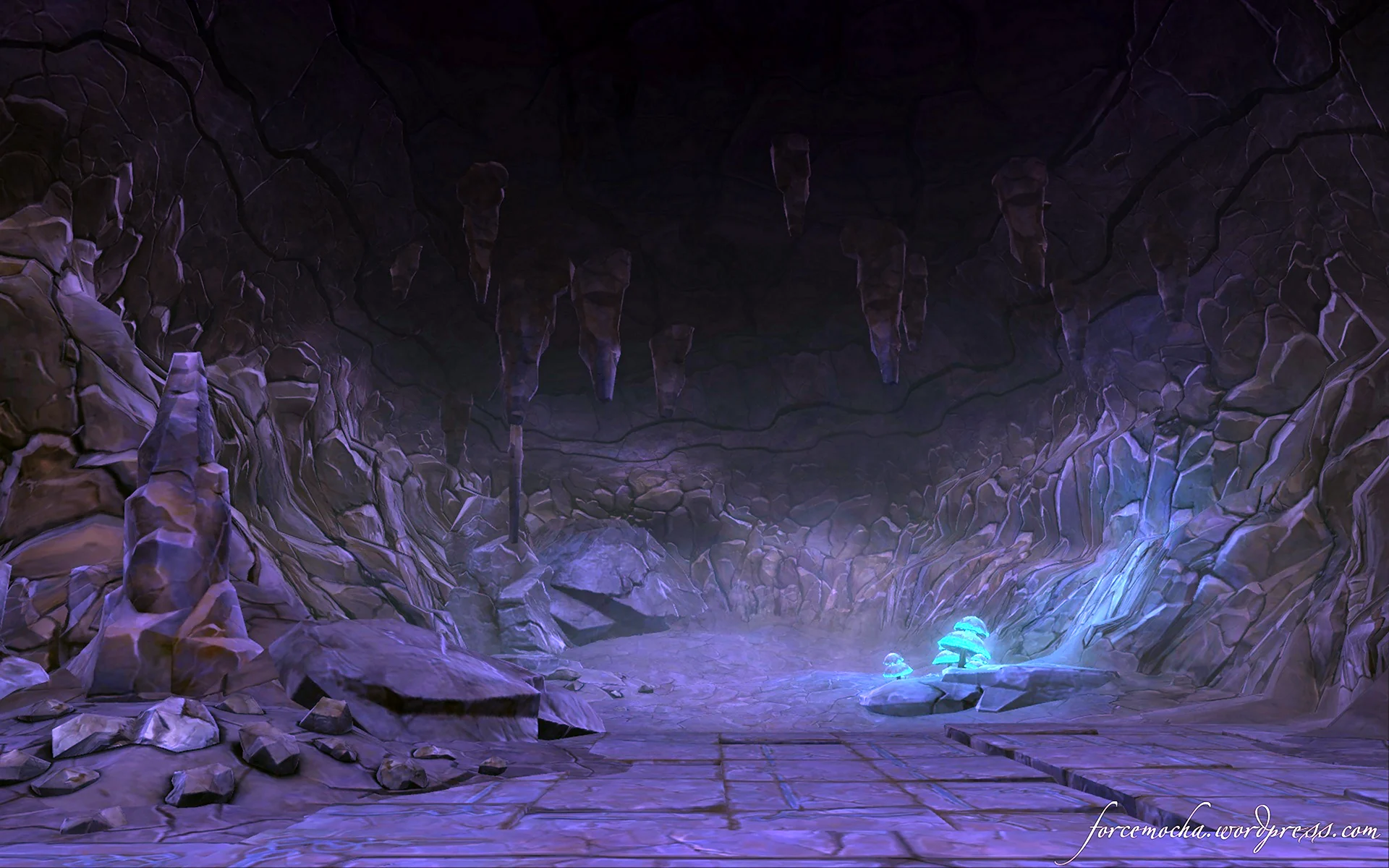 Темная пещера аниме