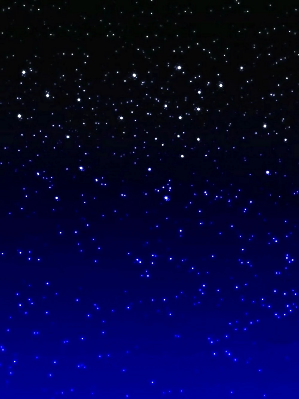 Темно синее небо со звездами