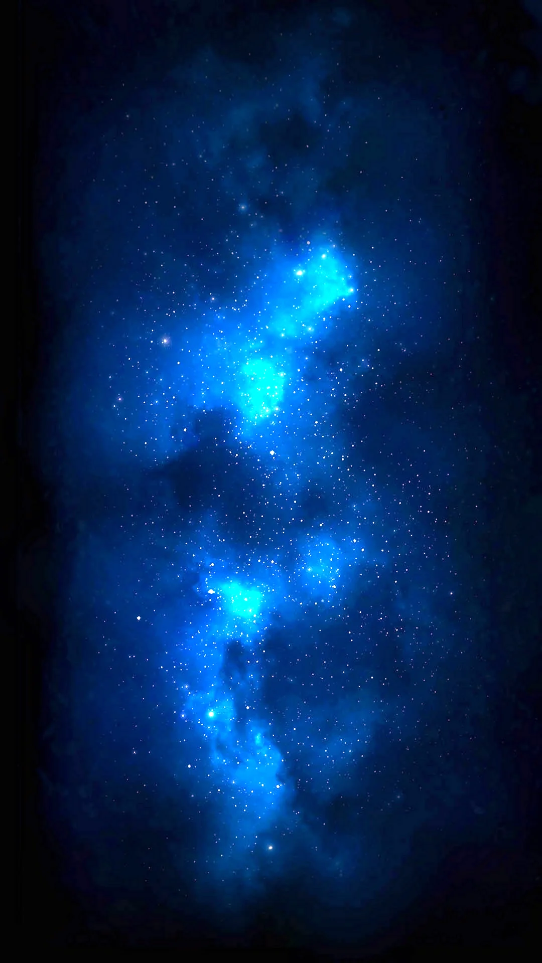 Темно синий космос