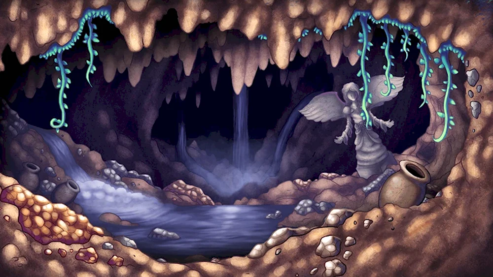 Террария пещеры арт