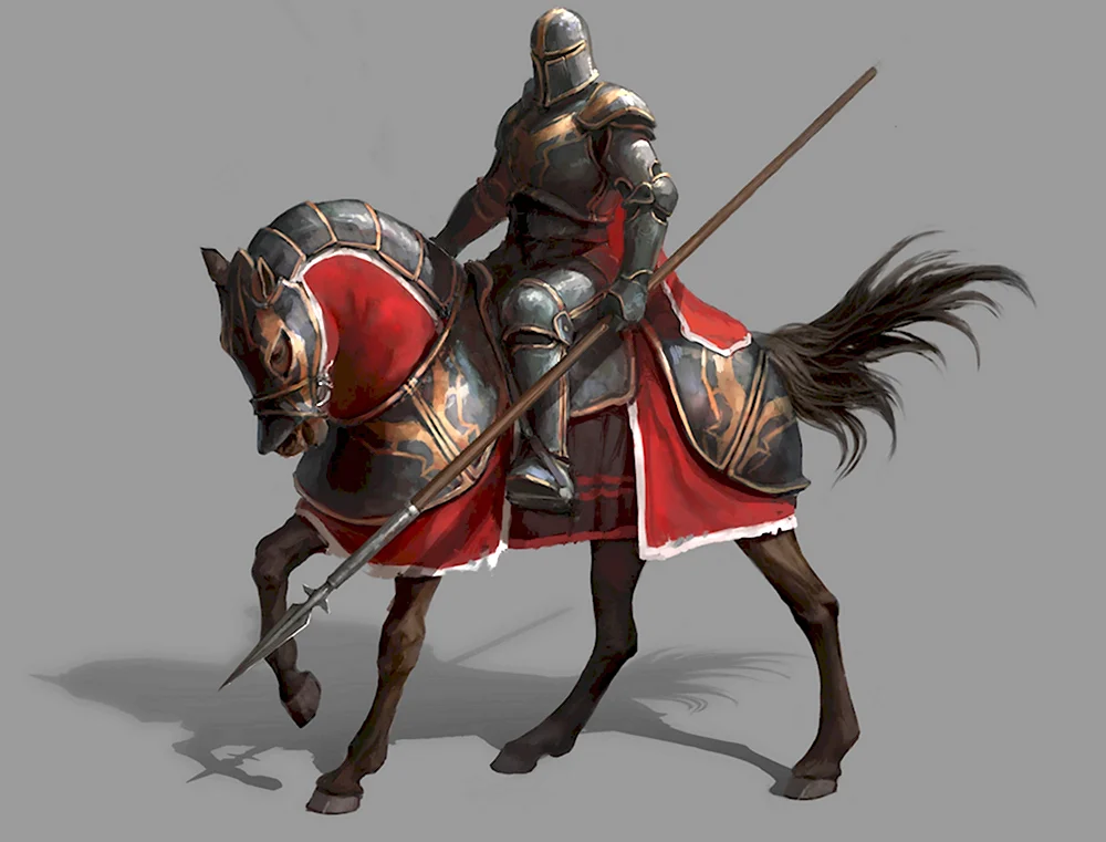 Тяжелая кавалерия средневековья и рыцарь