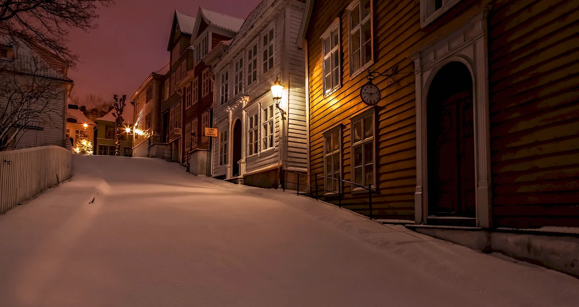 Тихая улица в Норвегии