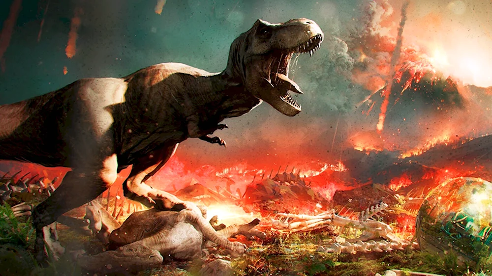 Тираннозавр арт Jurassic World