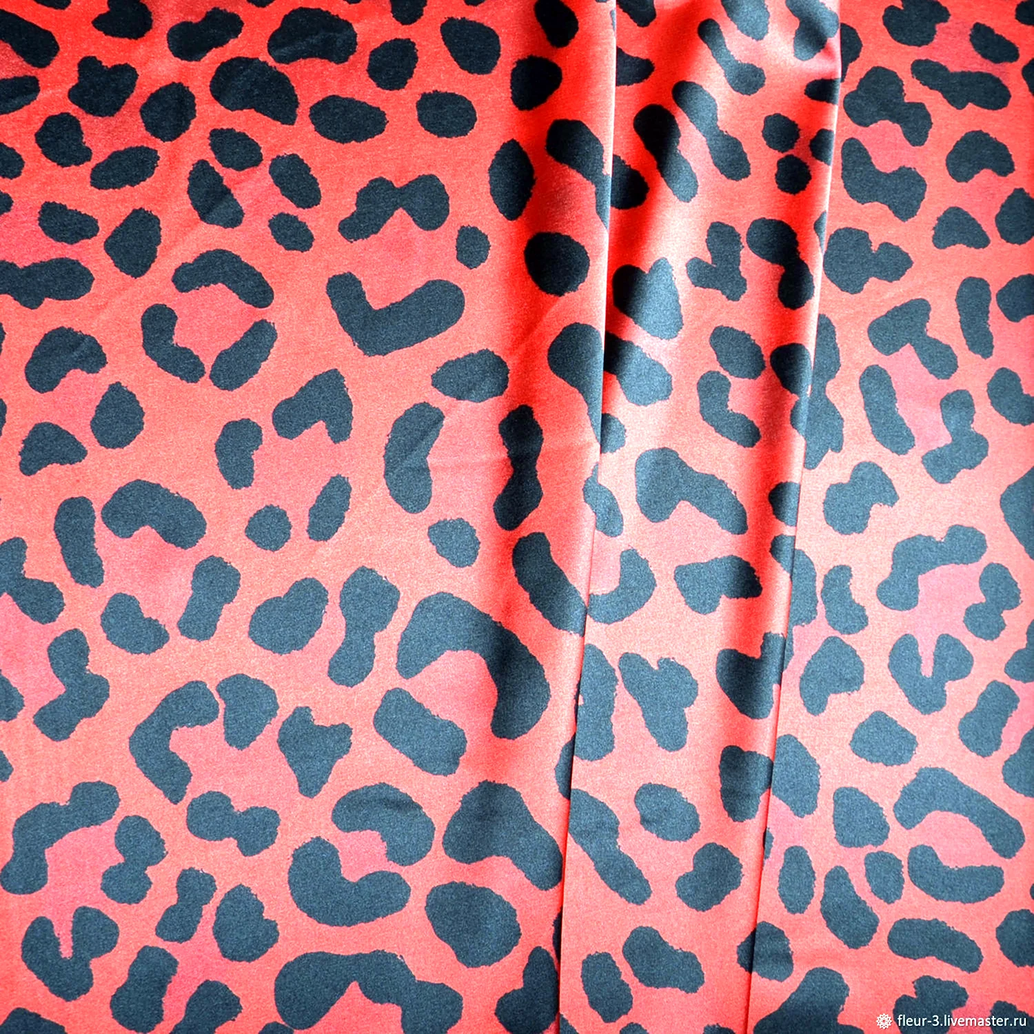 Ткань бифлекс леопард