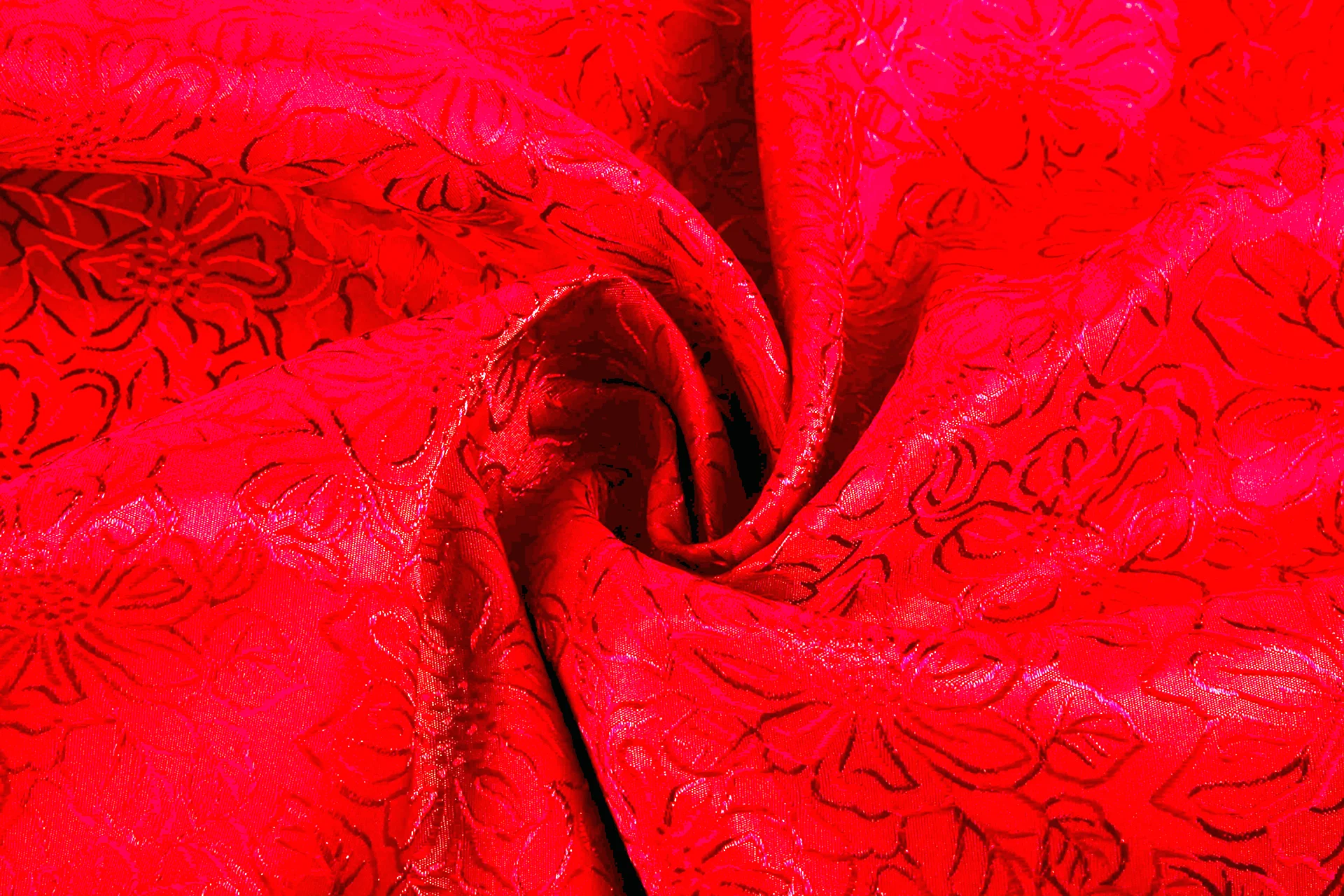 Ткань портьерная жаккард бордо