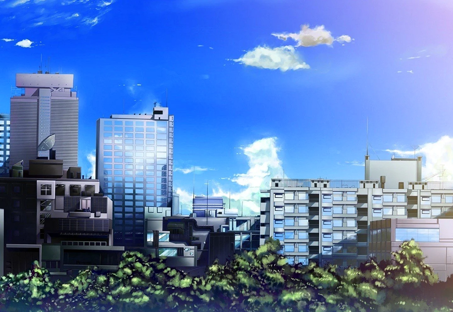 Токио многоэтажки аниме