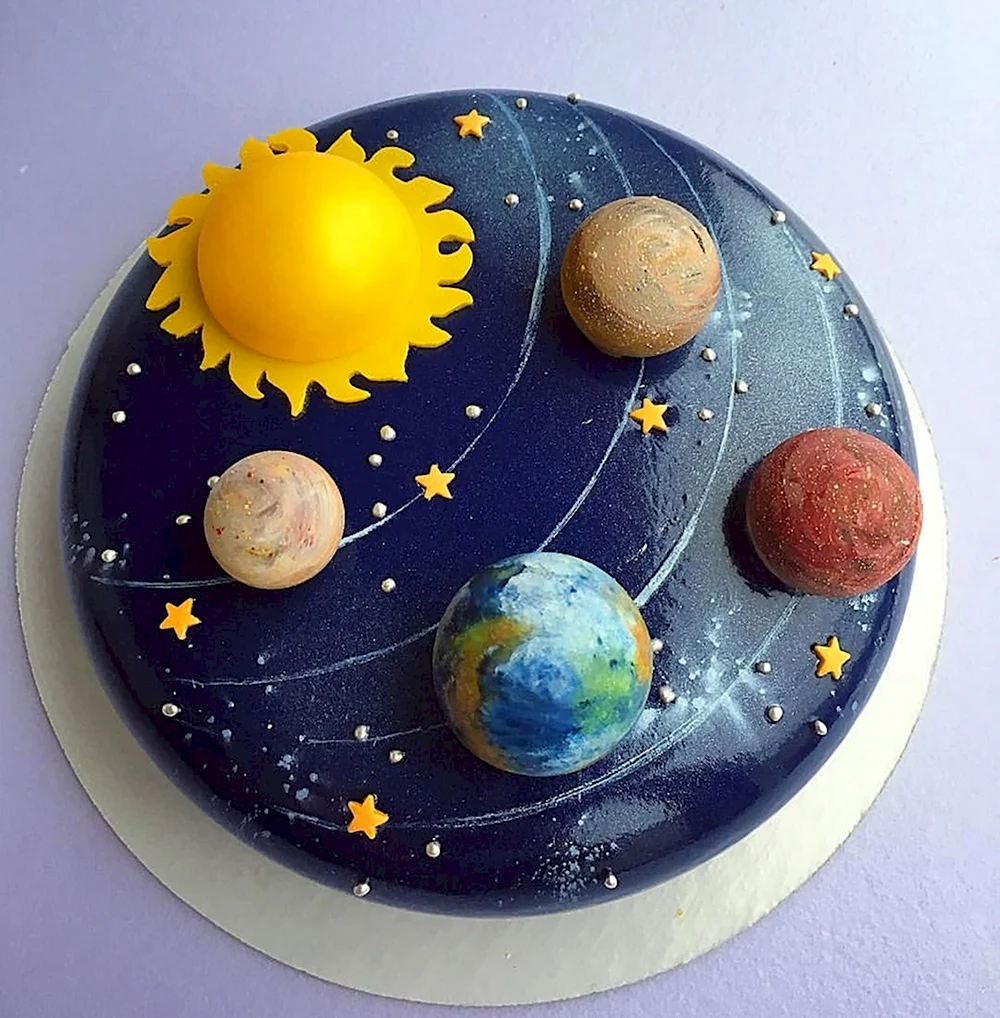 Торты с планетами для детей